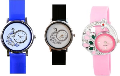 INDIUM NEW PEACOCK PS0600PS FANCY DIFFERENT DESIGN WATCH Watch  - For Girls   Watches  (INDIUM)