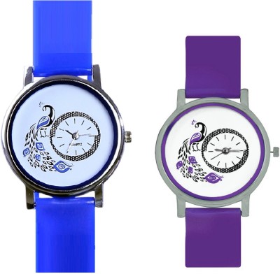 INDIUM NEW FANCY PEACOCK PS0574PS TITANIC LATEST PEACOCK DESIGN WATCH ANIMAL LOVER COLLECTION Watch  - For Girls   Watches  (INDIUM)