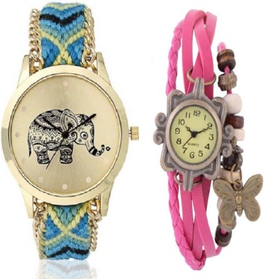 Paidu Elephant Image Printed Dial Multi Colour Thread Stylish RTO- Watch - For Women Watch  - For Women   Watches  (Paidu)