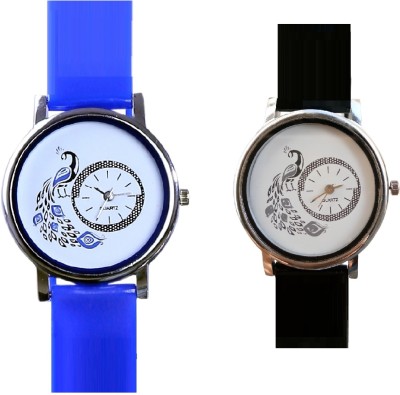 INDIUM NEW FANCY PEACOCK PS0575PS TITANIC LATEST PEACOCK DESIGN WATCH ANIMAL LOVER COLLECTION Watch  - For Girls   Watches  (INDIUM)