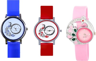 INDIUM NEW PEACOCK PS0598PS FANCY DIFFERENT DESIGN WATCH Watch  - For Girls   Watches  (INDIUM)