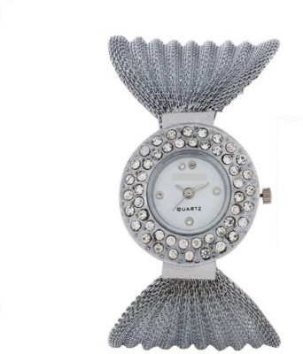 INDIUM new silver metal ps0516ps silver jaal beautiful watch METAL SILVER Watch  - For Girls   Watches  (INDIUM)