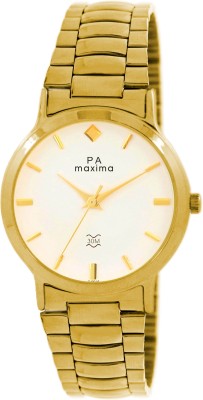 Maxima 04614CMGY Gold Analog Watch  - For Men   Watches  (Maxima)