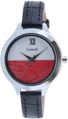 SmokieE 010 Red n White Dial Watch  - For Girls   Watches  (SmokieE)