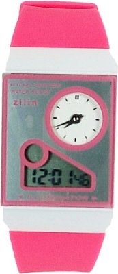 ST KIDS ZILIN BOYS AND GIRLS DOUBLE TIME WATCH Watch  - For Boys & Girls   Watches  (ST KIDS)