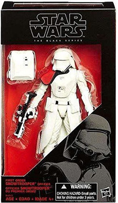 Hasbro Star Wars The Black Series 6-Inch First Order Snowtrooper Officer Action Figure(Multicolor)
