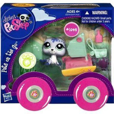 

Hasbro Littlest Pet Shop Pets On The Go Series 1 Seal With Catamaran(Multicolor)