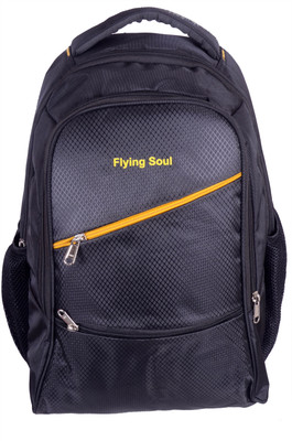 

Flying Soul 15.6 inch laptop backpack-Business office laptop bag - travel backpacks 29 L Laptop Backpack(Black), Black-yellow