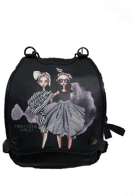 

Rahman Bags Printed 18 L Backpack(Black)