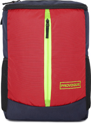 

Provogue STYLE BLOCKED 28 L Backpack(Red), Navy blue