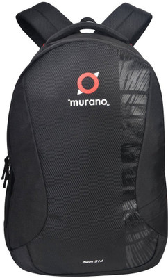 

Murano Volga Backpack with 3 Compartment School/College 31 L Backpack(Black)