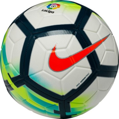 

Nike LL La Liga Strike Football - Size: (Pack of 1, White, White;turquoise;seaweed;total orange