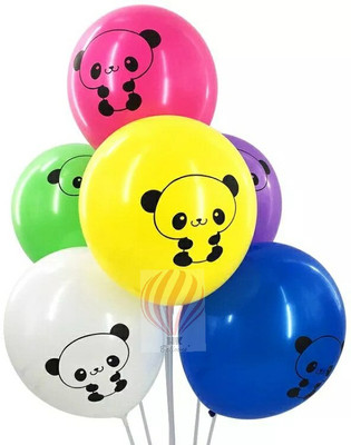

PartyballoonsHK Printed Cute Panda Birthday Party Balloon(Multicolor, Pack of 1)