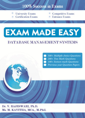 Exam Made Easy  - Database Management Systems(English, Paperback, V Rajeswari, Ms M Kavitha)