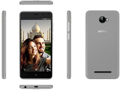 CASE CREATION Back Cover for Intex Elyt Dual(Transparent, Grip Case, Silicon, Pack of: 1)
