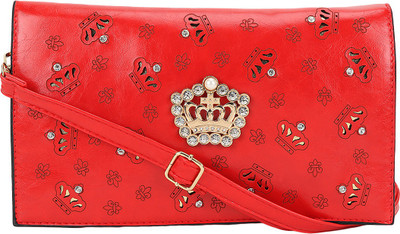 

Dream Girls Casual Red Clutch