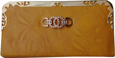 

Haryana Craft Casual Yellow Clutch