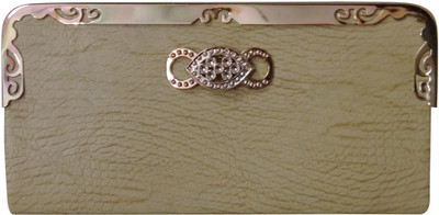 

Haryana Craft Casual Green Clutch