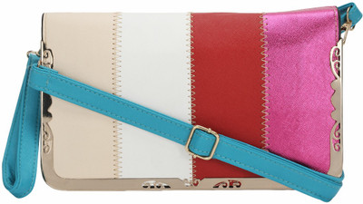 

BlackBird Casual Pink, Gold, Silver Clutch, Gold;pink;silver