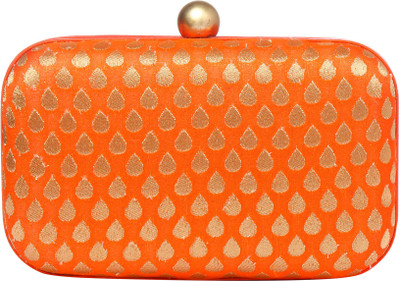 

MONOKROME NEW YORK Casual Orange Clutch