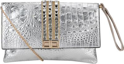 

Liza Party Silver Clutch