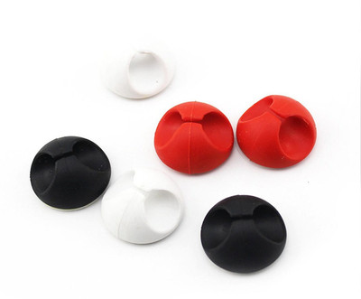 SYGA 0 Compartments Silicone Cable Clips(Multicolor)