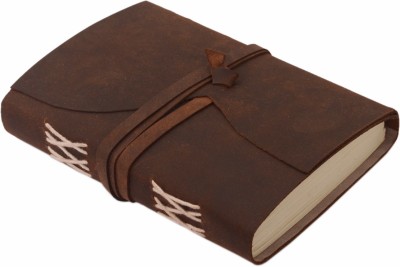 Purpledip Vintage Regular Diary Unruled 200 Pages(Brown)