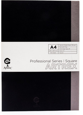

ARTREX Regular Note Book(PROFESSIONAL A4 SQUARE NOTEBOOK PAD WITH FLAP, SQUARE)