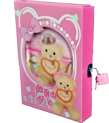 

TECHNOCHITRA Regular Diary(CUTE TEDDY DESIGN DAIRY, Pink)