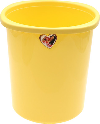 

Rich Craft International Plastic Dustbin(Yellow)
