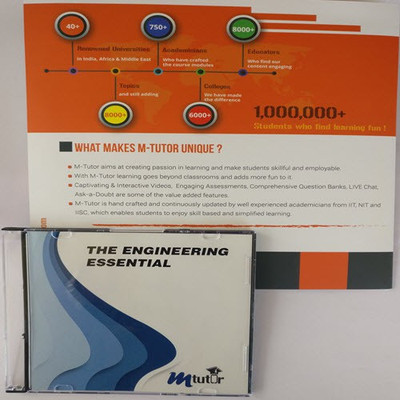 

Mtutor Mtutor 1st Year Electrical Engineering Course (CD): elearning, Online Video Subjects with Question Banks and Assessments at Rs.1000(CD)