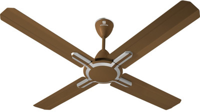 

standard Cruiser 4B 4 Blade Ceiling Fan(Sparkle Brown, Pack of 1), Brown;silver