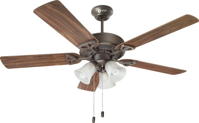 

Orient Electric Woodwind 5 Blade Ceiling Fan(Matt Bronze, Pack of 1), Brown