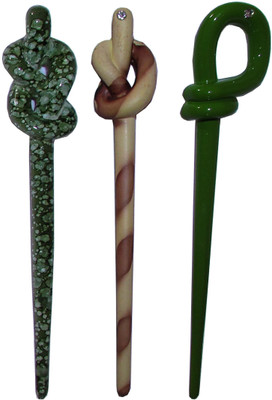 

MURLI Combo of Multi Color Juda Sticks Bun Stick(Multicolor)