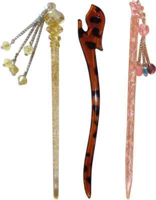 

Thrive Electric Combo of Multi Color Juda Sticks Bun Stick(Multicolor)