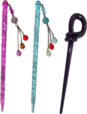 

Thrive Electric Combo of Multi Color Juda Sticks Bun Stick(Multicolor)