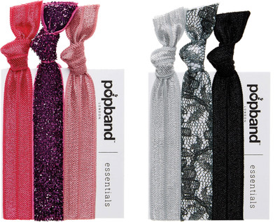 

Popband Essentials Combo - MATERIAL GIRL + GLITTERBALL PINK Rubber Band(Multicolor)