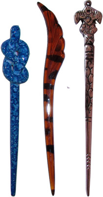 

Thrive Electric Combo of Multi Color Juda Sticks Bun Stick(Multicolor)