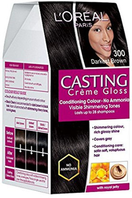 

L'Oreal Paris Hair Color(Darkest Brown)