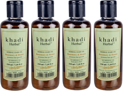 

Khadi Herbal Rosemary & Henna Hair Oil ( No Mineral oil & Paraben Free ) Hair Oil(840 ml)