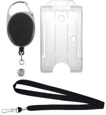 

TheFlauntStore Plastic ID Badge Holder(Pack of 3)