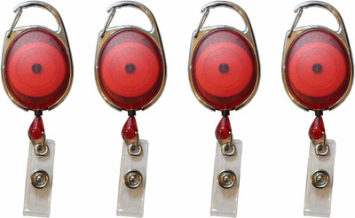 

TheFlauntStore Plastic ID Badge Holder(Pack of 4)