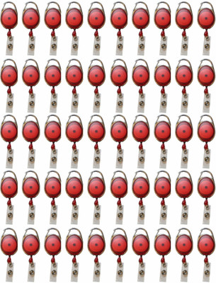 

TheFlauntStore Plastic ID Badge Holder(Pack of 50)