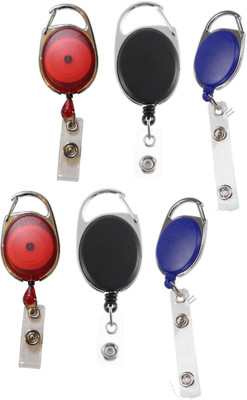 

TheFlauntStore Plastic ID Badge Holder(Pack of 6)