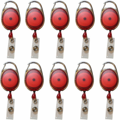 

TheFlauntStore Plastic ID Badge Holder(Pack of 10)