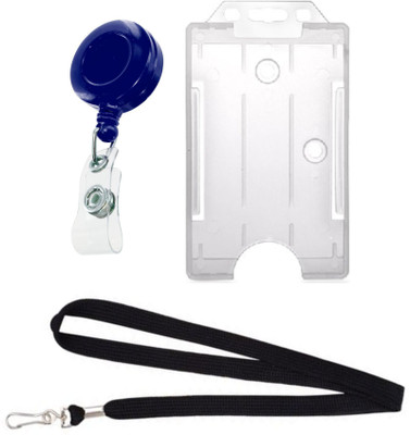 TheFlauntStore Plastic ID Badge Holder(Pack of 3)