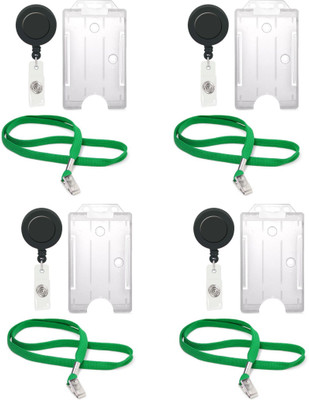 

TheFlauntStore Plastic ID Badge Holder(Pack of 12)