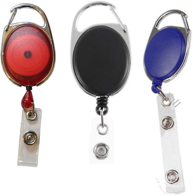 

TheFlauntStore Plastic ID Badge Holder(Pack of 3)
