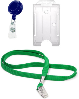 

TheFlauntStore Plastic ID Badge Holder(Pack of 3)