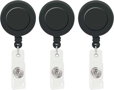

TheFlauntStore Plastic ID Badge Holder(Pack of 3)
